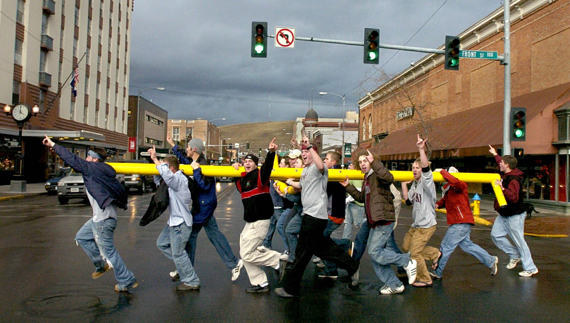 Victory celebration